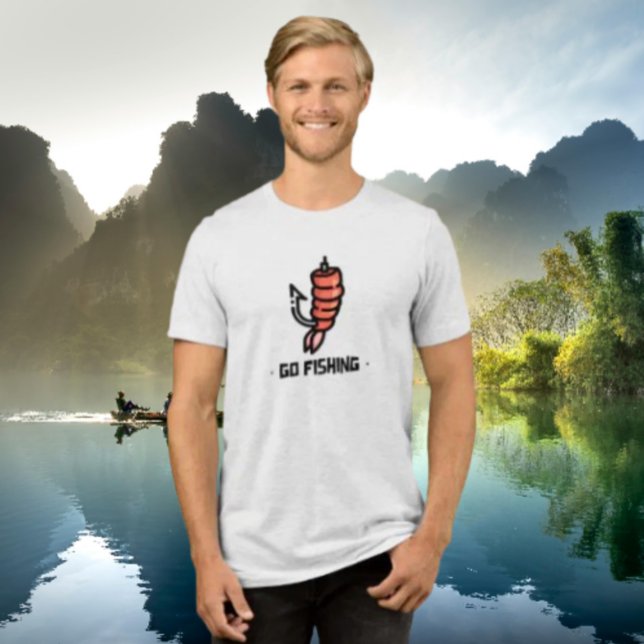 Shrimp Hooked Adventure Tri-Blend Shirt (Creator Uploaded)