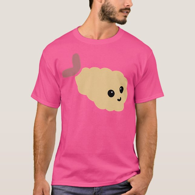 Shrimp Kawaii T-Shirt (Front)