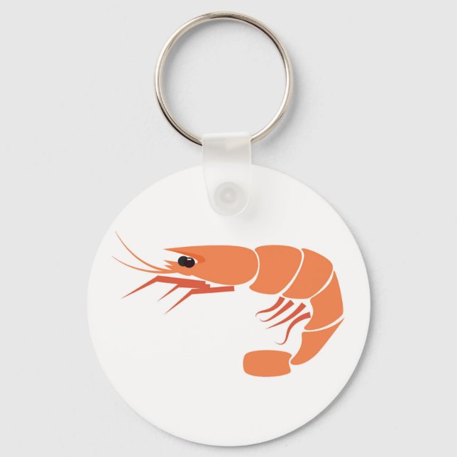 Shrimp Key Ring (Front)
