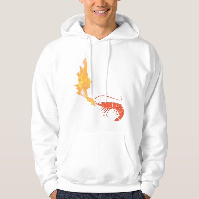 Shrimp on fire hoodie (Front)