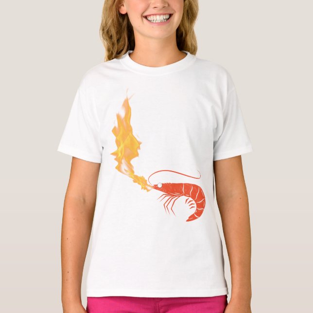 Shrimp on fire T-Shirt (Front)