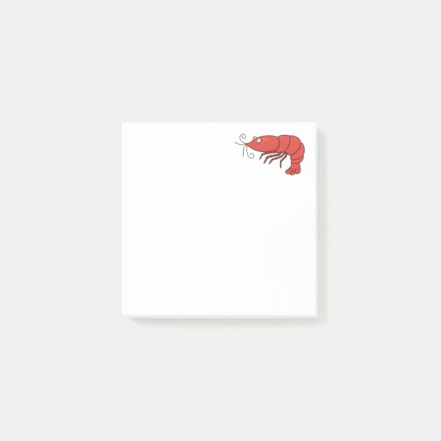 Shrimp Post-It Notes (Front)