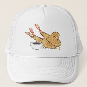 Shrimp Prawn Tempura Japanese Food Restaurant Trucker Hat