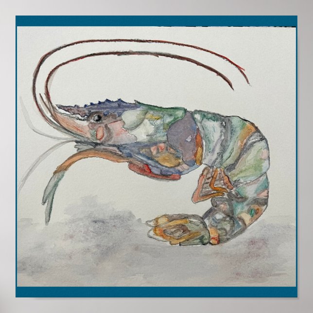 shrimp print by C. JONES (Front)