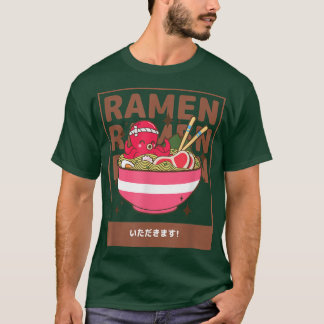 Shrimp Ramen Japanese Cute Kawaii Anime  T-Shirt