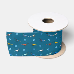 Shrimp Satin Ribbon