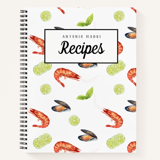 Shrimp Scampi Recipe Book (Front)