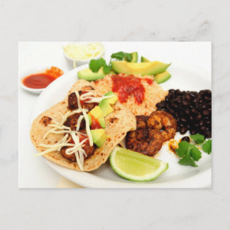 Shrimp Taco Postcard