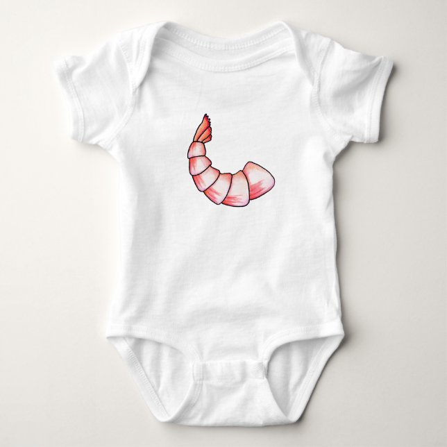 Shrimp tail baby bodysuit (Front)