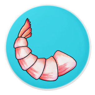 Shrimp tail ceramic knob