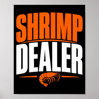 Shrimping life seafood market shrimps poster