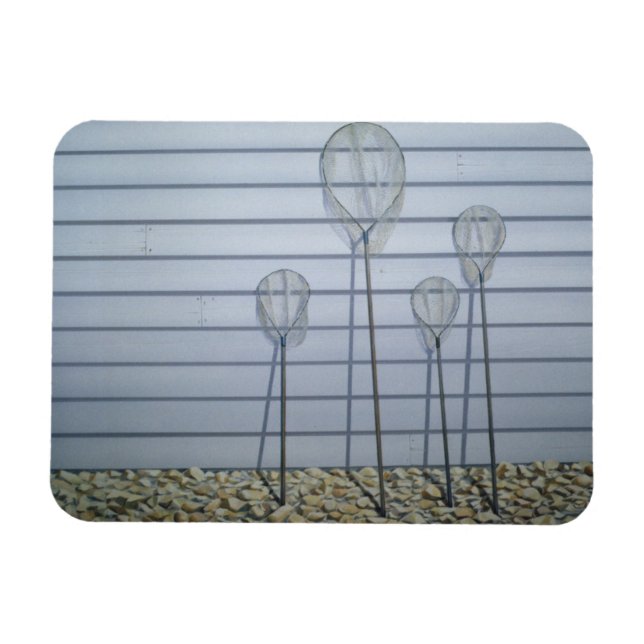 Shrimping Nets Magnet (Horizontal)