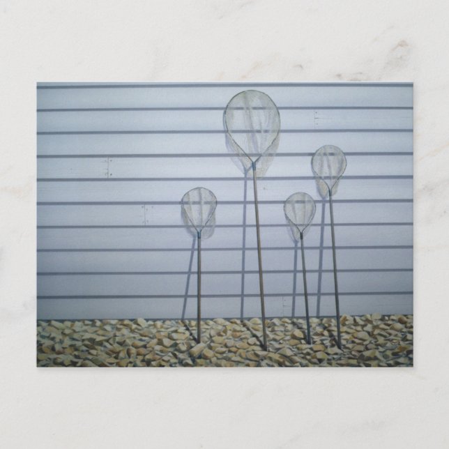 Shrimping Nets Postcard (Front)