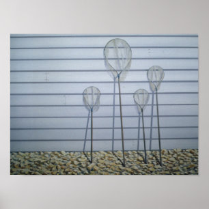 Shrimping Nets Poster