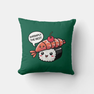 shrimply the best kawaii sushi cushion