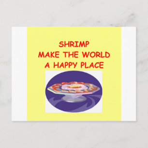 shrimps postcard