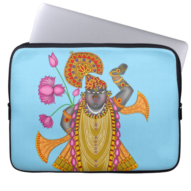 Shrinath Ji  Laptop Sleeve (Front)