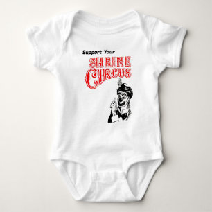 Shrine Circus Clown Baby Bodysuit