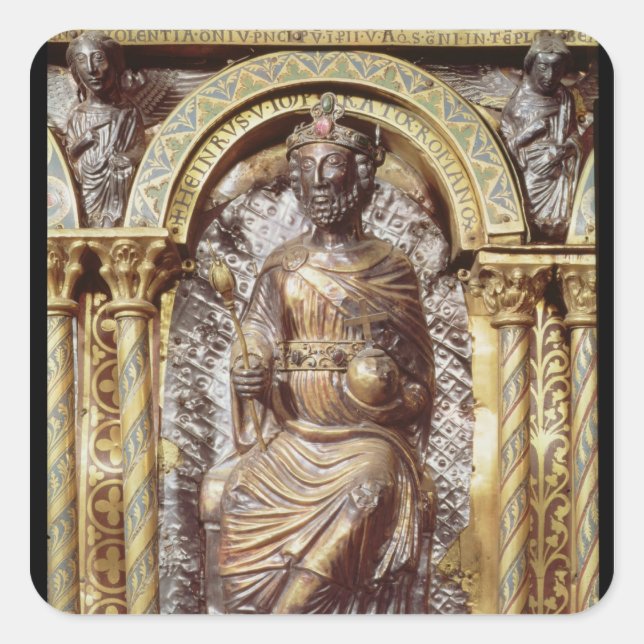 Shrine of Emperor Charlemagne Square Sticker (Front)