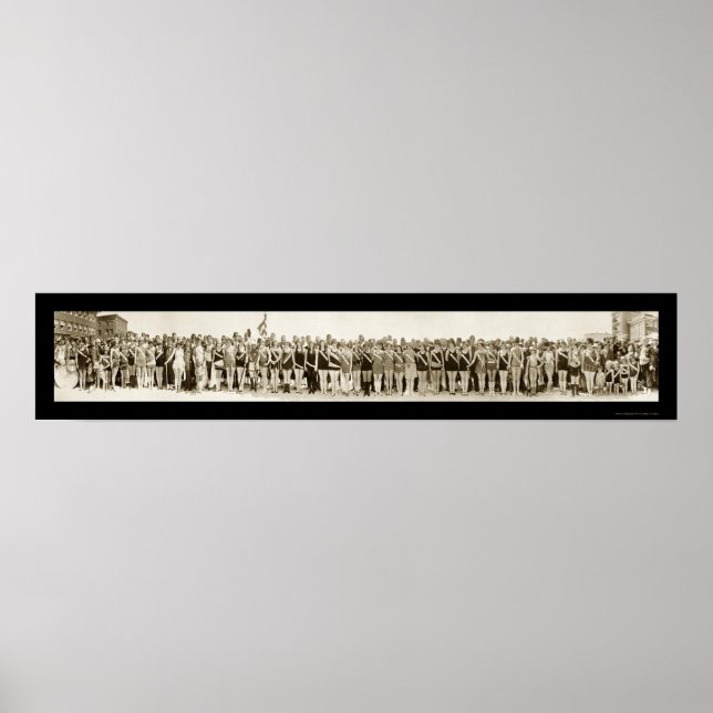 Shriner Beauty Parade Photo 1925 Poster (Front)