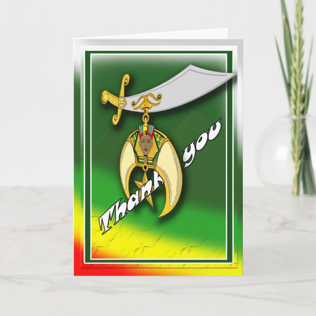 Shriner Thank You Card (Front)
