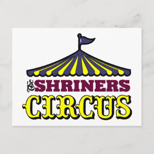 Shriners Circus Postcard