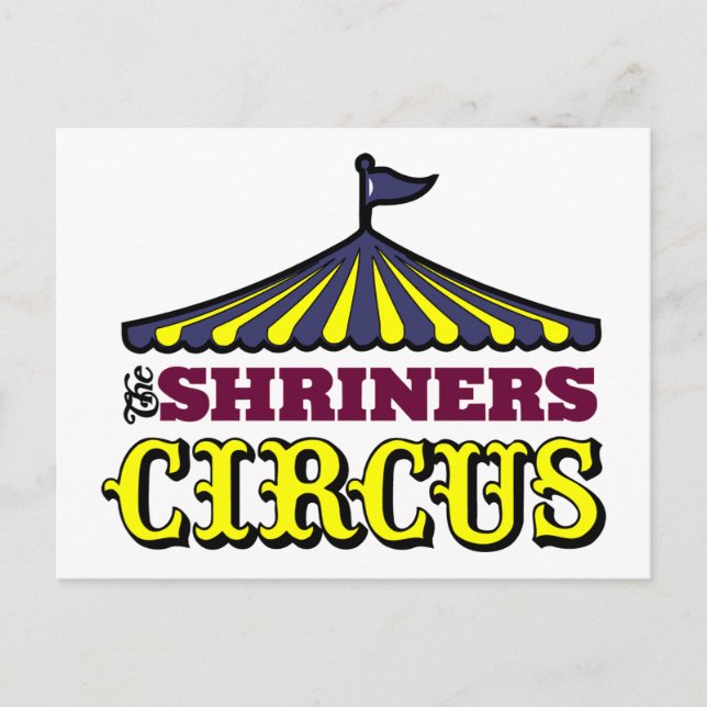 Shriners Circus Postcard (Front)