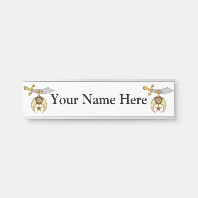 Shriners Door Sign (Front)