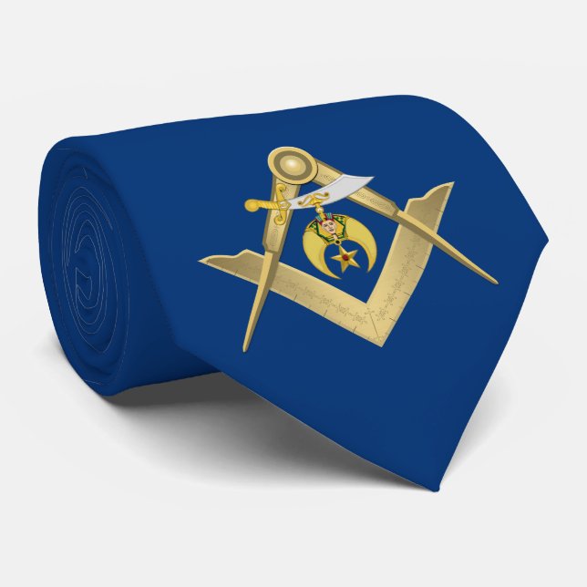 Shriners Masonic Tie (Rolled)