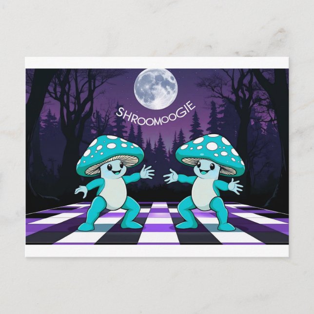Shroom Boogie Tshirt  Postcard (Front)