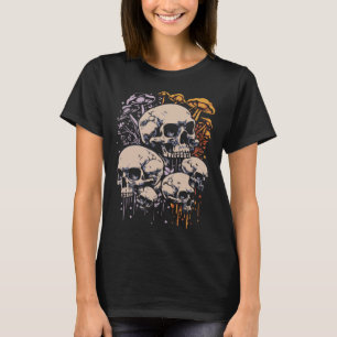 Shrooming Skull Fungi Mycology Hunter  Mushrooming T-Shirt