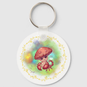 Shroomoscope Scorpio Keychain