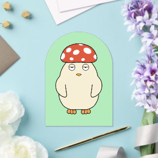 Shroompey Chick Acrylic Invitations
