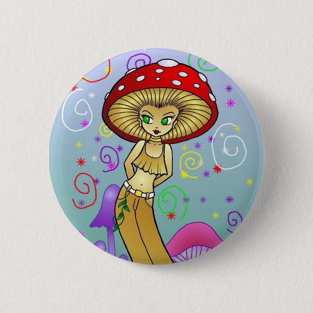 Shroomy 2 Button (Front)