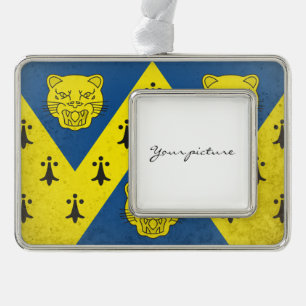 Shropshire Silver Plated Framed Ornament