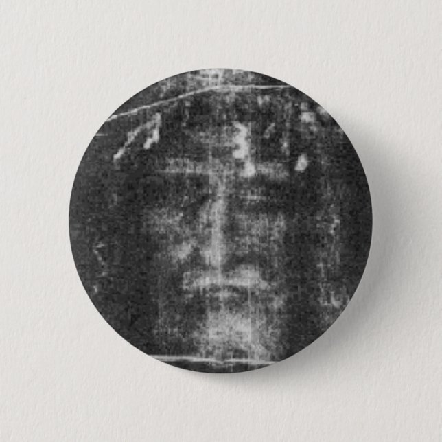 Shroud of Turin 6 Cm Round Badge (Front)