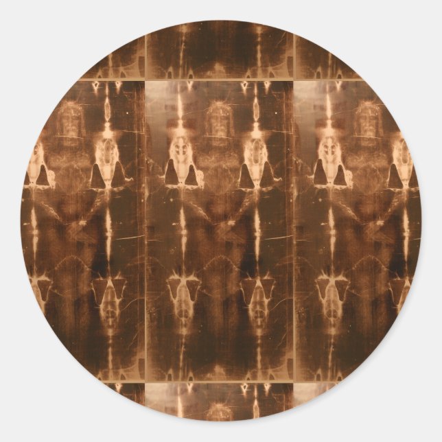 SHROUD OF TURIN CLASSIC ROUND STICKER (Front)