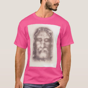 Shroud Of Turin Face Of Jesus Christ With Crown Of T-Shirt