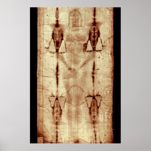 Shroud of Turin, Frontal View, Full Size Poster