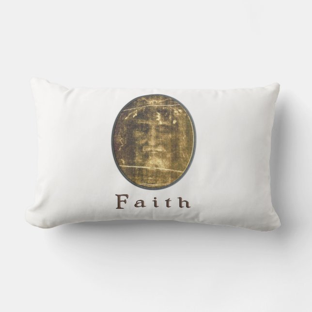 Shroud of Turin items Lumbar Cushion (Front)
