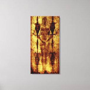 Shroud Of Turin : Jesus Christ Canvas Print