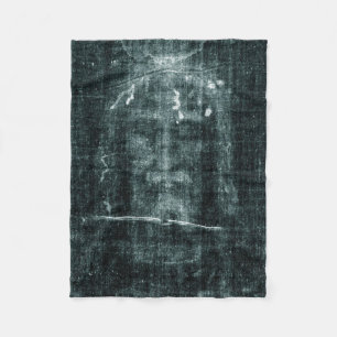 Shroud of Turn (Turin Shroud) Jesus Christ Fleece Blanket