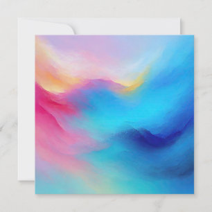 “Shroudglen” Pink and Blue Landscape Seascape.