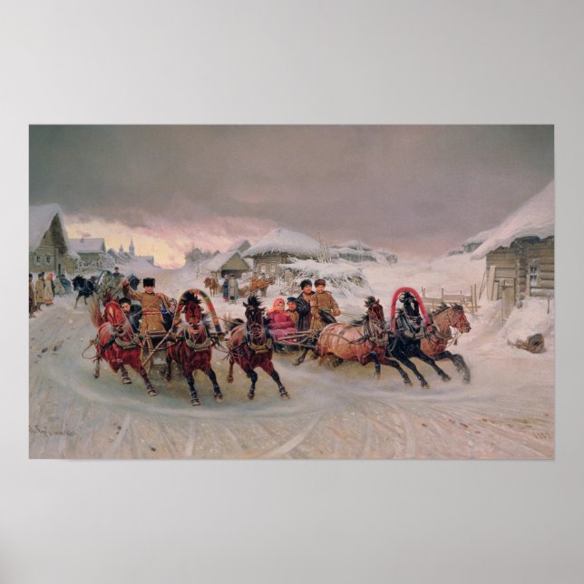 Shrovetide, 1889 poster (Front)