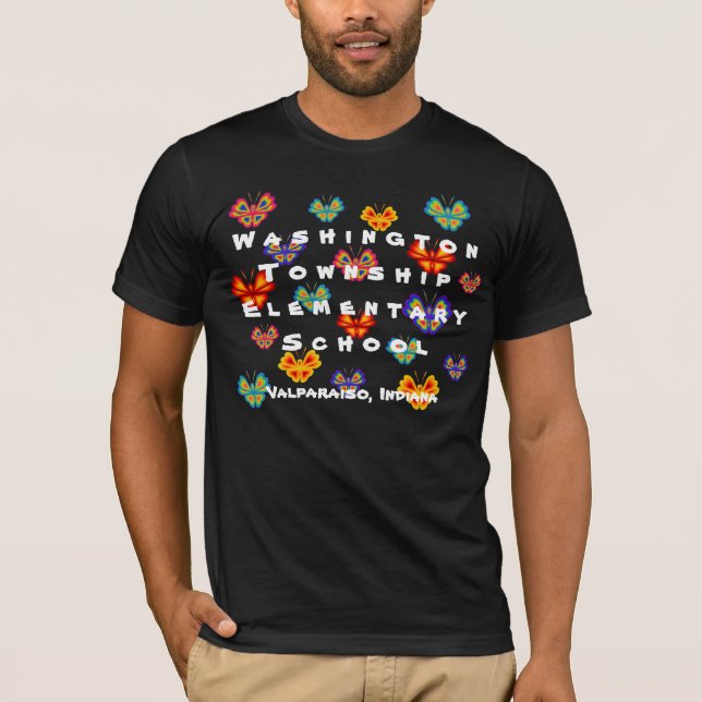 SHRT.WTES.BTTRFL.0011 T-Shirt (Front)