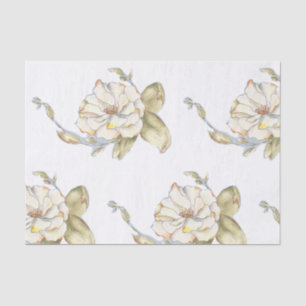 Shrub Rose design on tissue paper