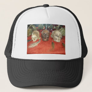 Shrunken Heads Voodoo Display Trucker Hat