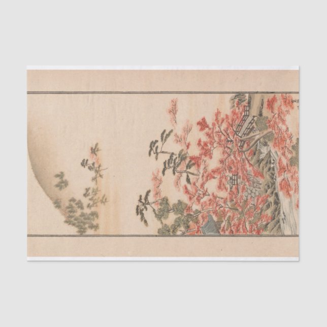 Shūbi Gakan, Pl.12 by  Nanbara Sakujirō Tissue Paper (Front)