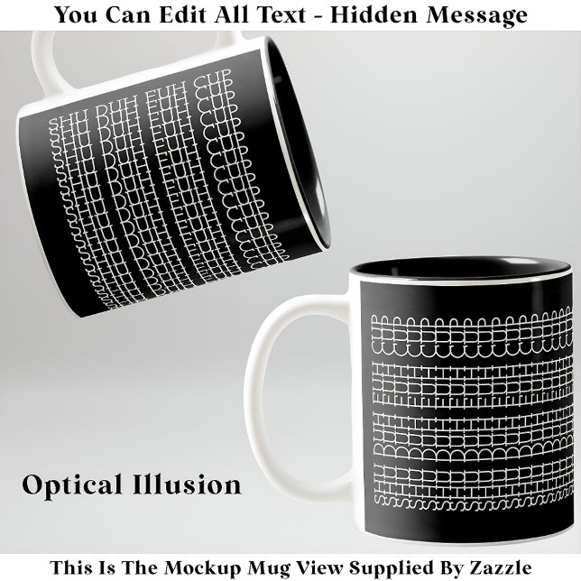 Shu Duh Fuh Cup Hidden Message 135WB Unusual Mug (Creator Uploaded)