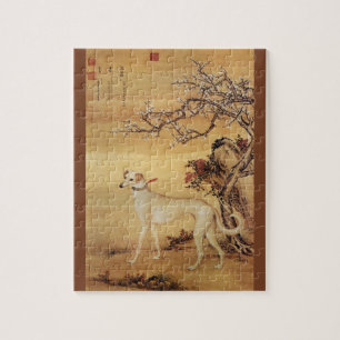 Shuanghuayao~霜花鹞 ~Greyhound ~Giuseppe Castig Jigsaw Puzzle